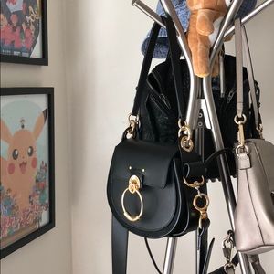 Chloe Small Black Tess Bag
